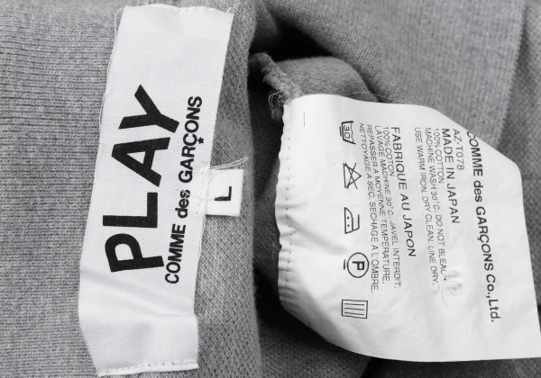 PLAY COMME des GARCONS Heart Patch Polo Shirt K-165349_012