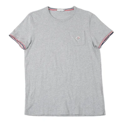 MONCLER Cotton Logo Patch Pocket T-shirt