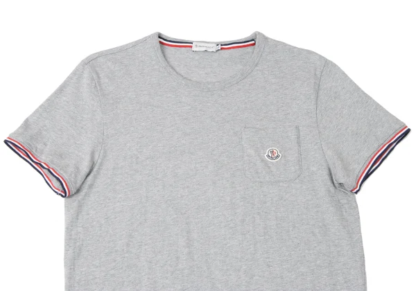 MONCLER Cotton Logo Patch Pocket T-shirt K-165354_002