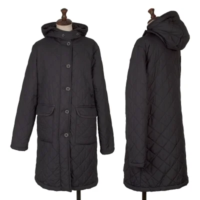 MACKINTOSH Fur Lining Quilted Hooded Coat