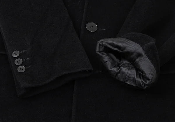 agnes b. homme Angora Wool Melton Chester Coat K-165359_007