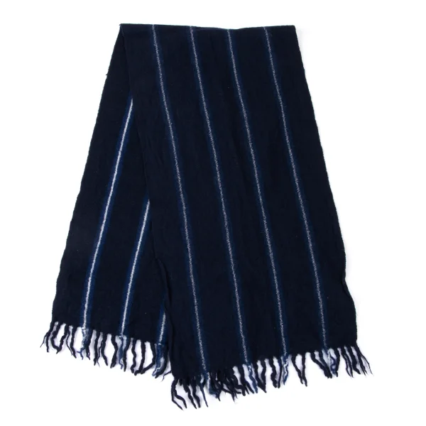 Y's for men Wool Stripe Stole K-165360_003