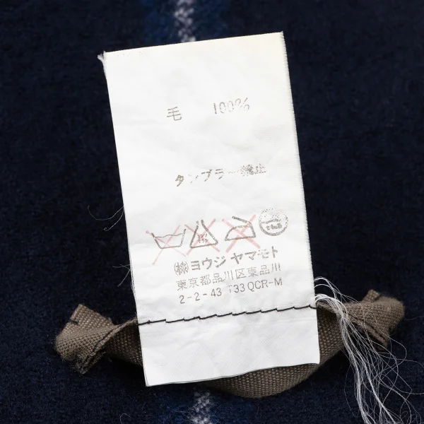 Y's for men Wool Stripe Stole K-165360_005