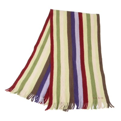 Paul Smith Multi Stripe Knit Stole