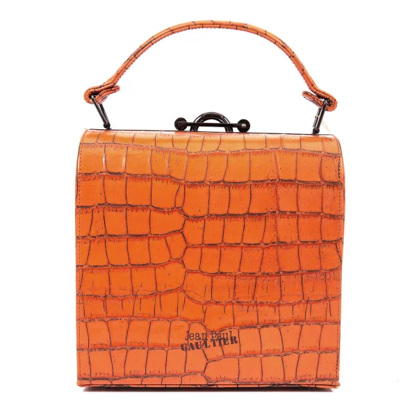 Jean Paul GAULTIER Embossed Hand Bag K-165362_002