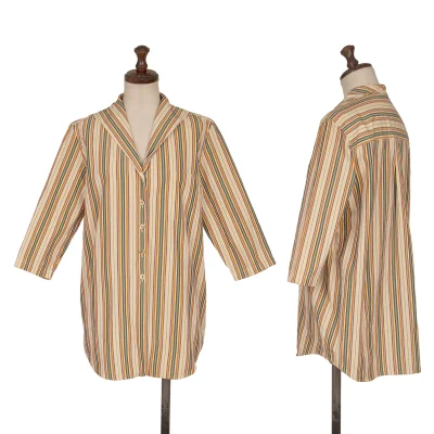 ROMEO GIGLI Multi Stripe Short Sleeve Shirt