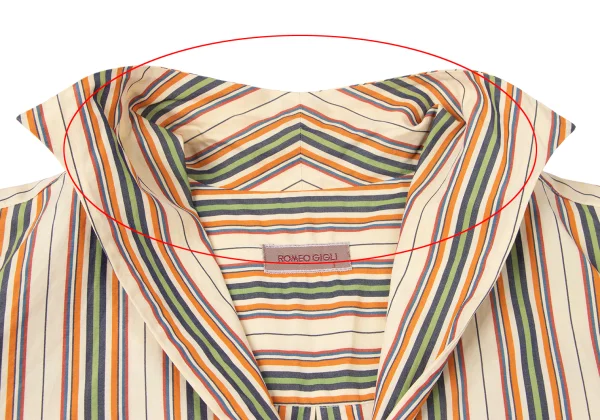 ROMEO GIGLI Multi Stripe Short Sleeve Shirt K-165364_006