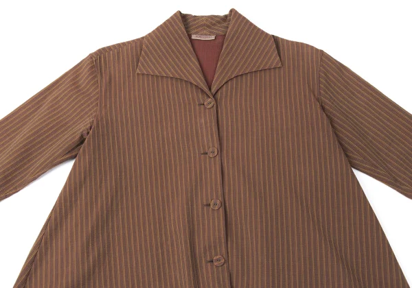 ROMEO GIGLI Cotton Stripe Short Sleeve Shirt K-165365_003