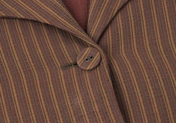 ROMEO GIGLI Cotton Stripe Short Sleeve Shirt K-165365_006