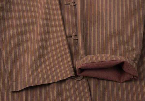 ROMEO GIGLI Cotton Stripe Short Sleeve Shirt K-165365_008