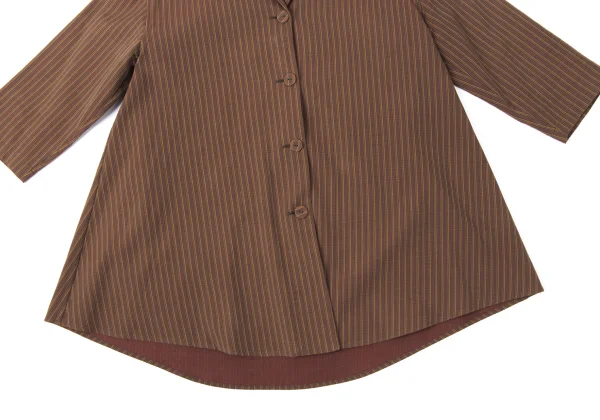 ROMEO GIGLI Cotton Stripe Short Sleeve Shirt K-165365_009