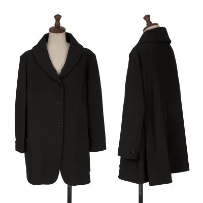 ROMEO GIGLI Nylon Kersey Shawl Collar Jacket