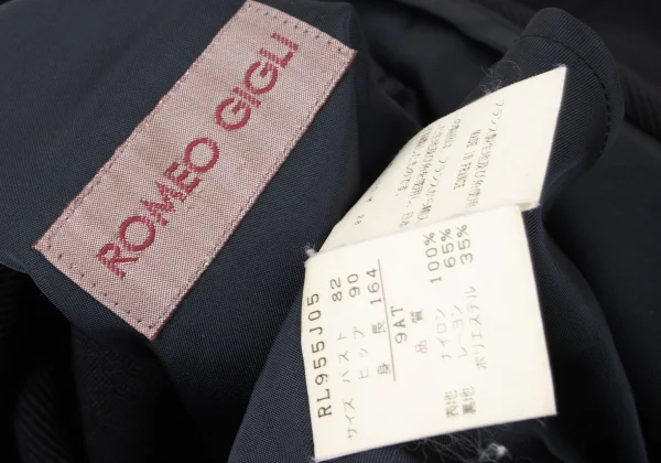 ROMEO GIGLI Nylon Kersey Shawl Collar Jacket K-165368_016