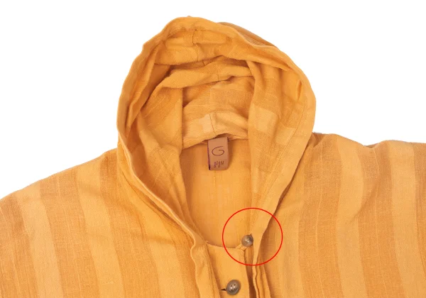 gigli Cotton Stripe Hooded Blouse K-165369_004