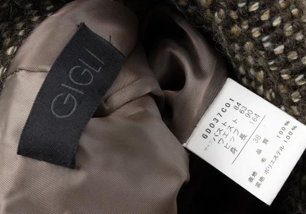 gigli Wool Tuck Collar Design Jacket K-165371_014