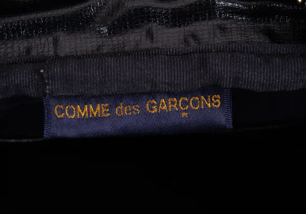 COMME des GARCONS Logo Printed Synthetic Leather Boston Bag K-165372_013