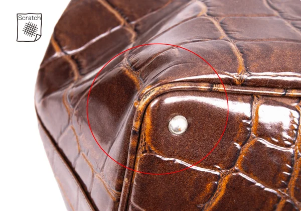 tricot COMME des GARCON Emboss Faux Leather Bag K-165373_006