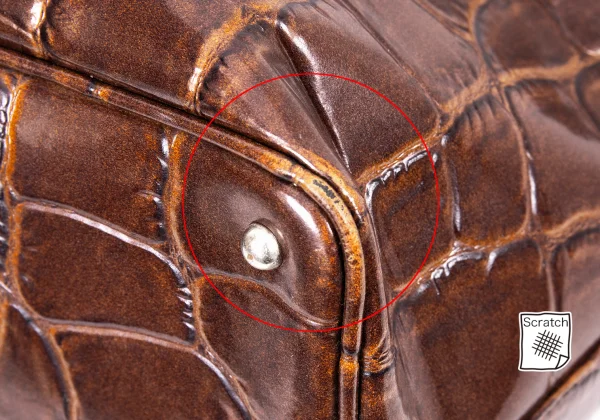 tricot COMME des GARCON Emboss Faux Leather Bag K-165373_007