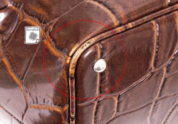 tricot COMME des GARCON Emboss Faux Leather Bag K-165373_008