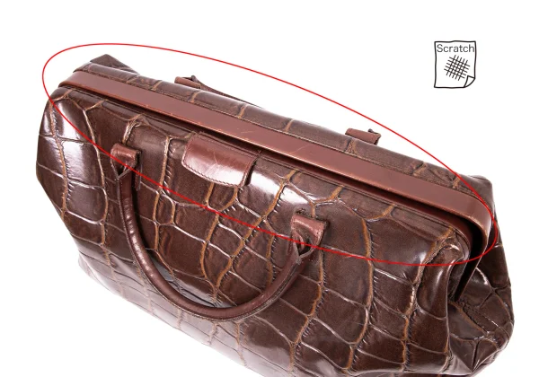 tricot COMME des GARCON Emboss Faux Leather Bag K-165373_012