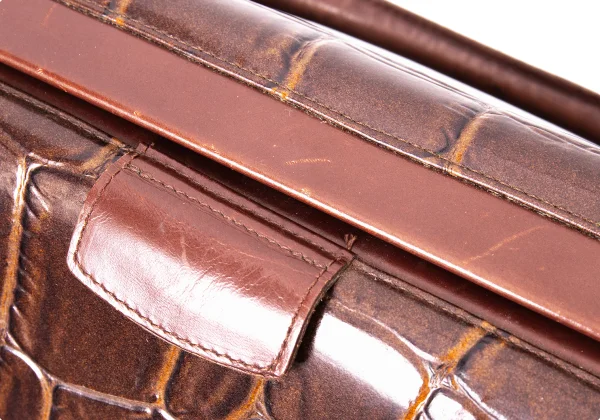 tricot COMME des GARCON Emboss Faux Leather Bag K-165373_013