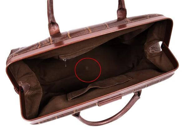 tricot COMME des GARCON Emboss Faux Leather Bag K-165373_014