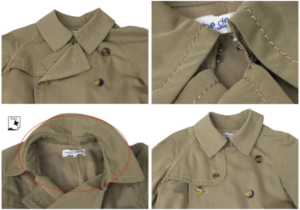 robe de chambre COMME des GARCONS Wool Trench Coat K-165378_004