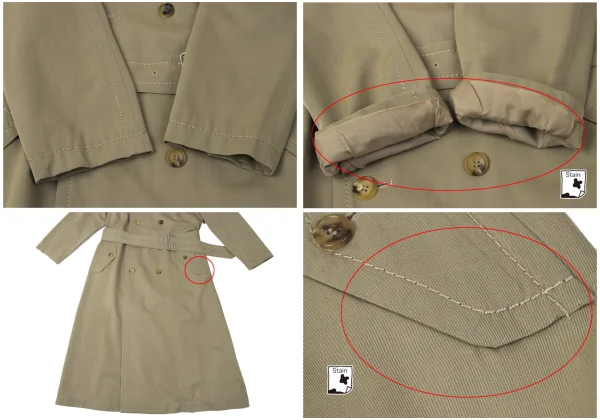 robe de chambre COMME des GARCONS Wool Trench Coat K-165378_008