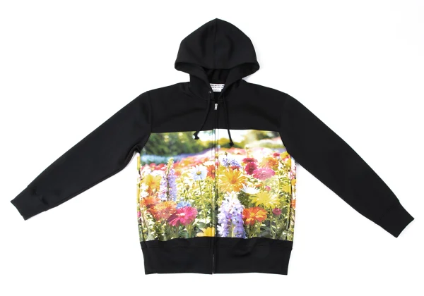 COMME des GARCONS Floral Printed Zip Hoodie K-165379_002