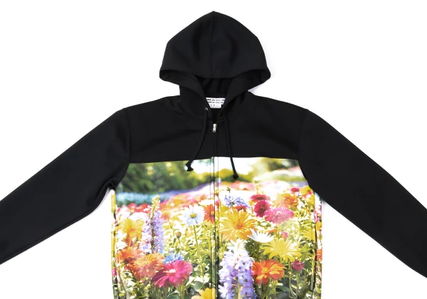 COMME des GARCONS Floral Printed Zip Hoodie K-165379_003