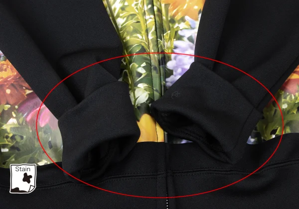 COMME des GARCONS Floral Printed Zip Hoodie K-165379_009