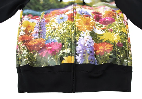 COMME des GARCONS Floral Printed Zip Hoodie K-165379_010