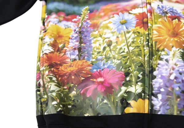 COMME des GARCONS Floral Printed Zip Hoodie K-165379_013