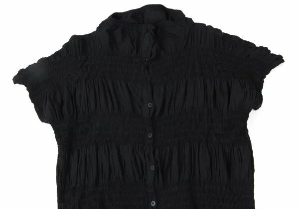 ISSEY MIYAKE me Dyed Pleats Short Sleeve Blouse K-165380_003