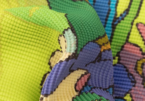 ISSEY MIYAKE me Colorful Floral Stretch Pleated T Shirt K-165381_014