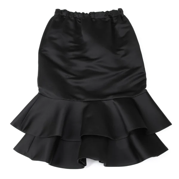 COMME des GARCONS Satin Hem Frill Layered Skirt K-165382_002