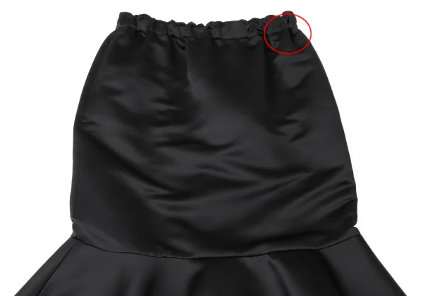 COMME des GARCONS Satin Hem Frill Layered Skirt K-165382_003