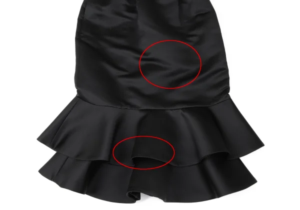 COMME des GARCONS Satin Hem Frill Layered Skirt K-165382_008