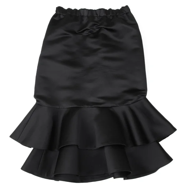 COMME des GARCONS Satin Hem Frill Layered Skirt K-165382_013
