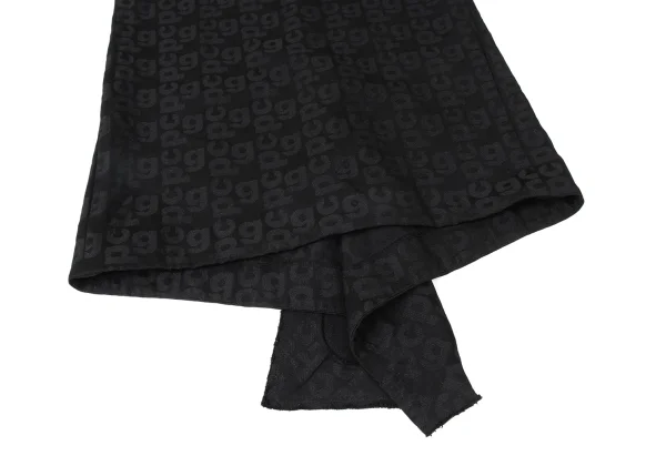 COMME des GARCONS Logo Jacquard Long Tail Skirt K-165383_005