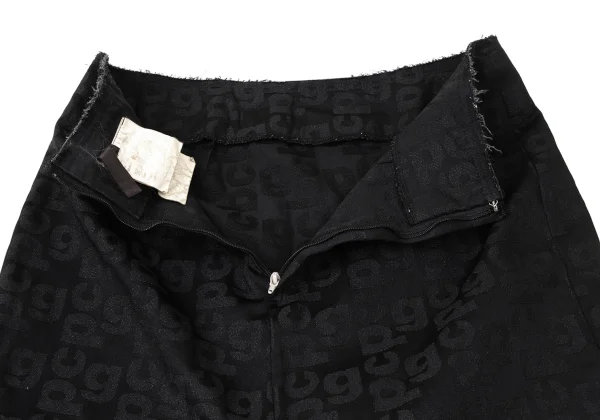 COMME des GARCONS Logo Jacquard Long Tail Skirt K-165383_009