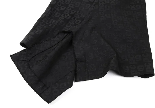 COMME des GARCONS Logo Jacquard Long Tail Skirt K-165383_010