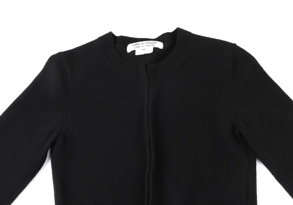 COMME des GARCONS Wool Crew Neck Knit Cardigan K-165384_003
