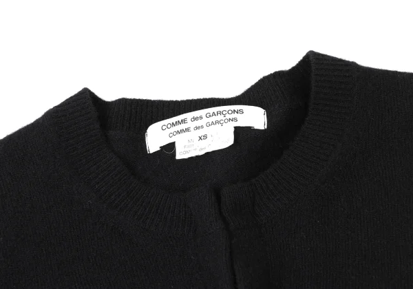 COMME des GARCONS Wool Crew Neck Knit Cardigan K-165384_004