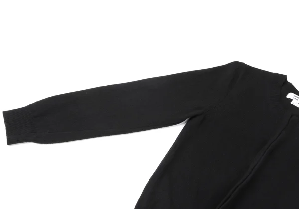 COMME des GARCONS Wool Crew Neck Knit Cardigan K-165384_005