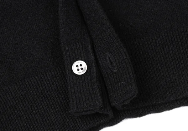 COMME des GARCONS Wool Crew Neck Knit Cardigan K-165384_008