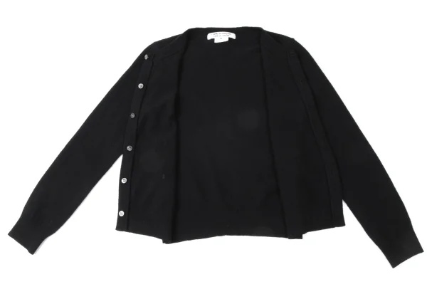 COMME des GARCONS Wool Crew Neck Knit Cardigan K-165384_009