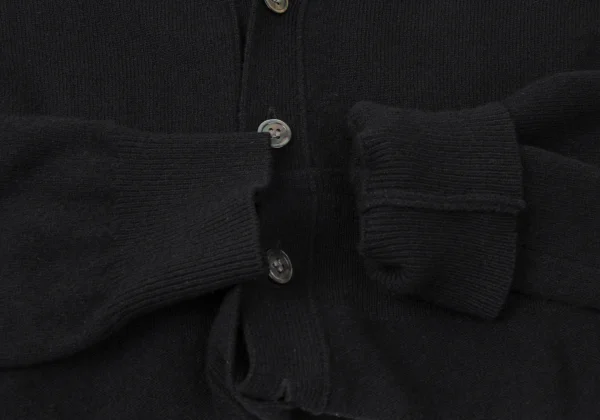 COMME des GARCONS Wool Folded Short Knit Cardigan K-165385_006