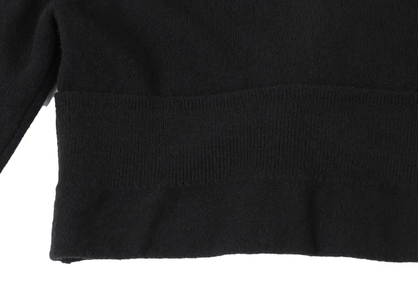 COMME des GARCONS Wool Folded Short Knit Cardigan K-165385_012