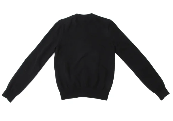 COMME des GARCONS GIRL Wool Dot Embroidered Knit Cardigan K-165386_012